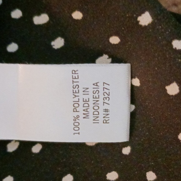 🌹EVRI plus sized black white polka dot print scoop neck sleeveless tank 1X - Picture 9 of 9